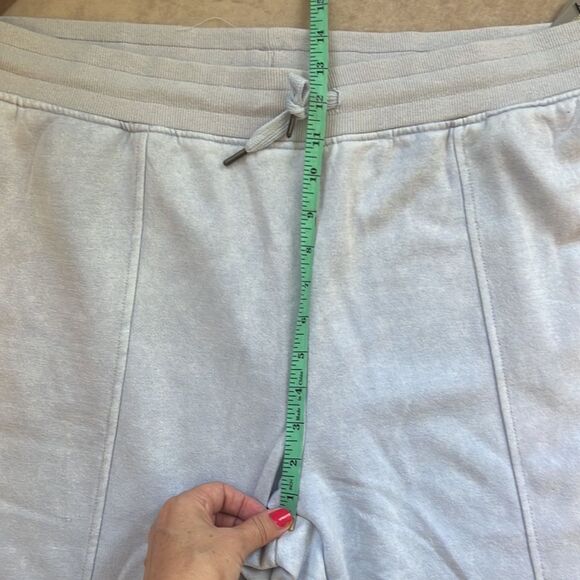 NWT SZ L/XL Lt Blue Mineral Washed Jogger Pants - Picture 8 of 9